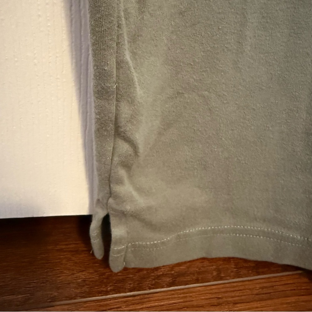 Geoffrey Beene Green Short Sleeve Pullover 3 Button Polo 100% Cotton Men’s L - Picture 6 of 9